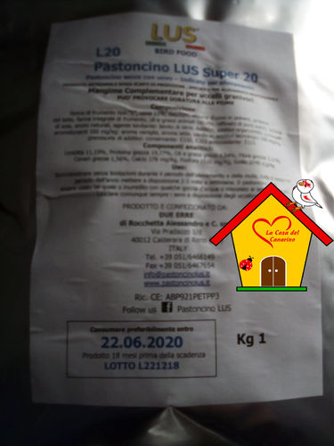 Pastoncino L20 LUS SUPER 20% (CON UOVO) 1 kg