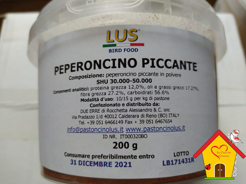Peperoncino piccante in polvere Lus